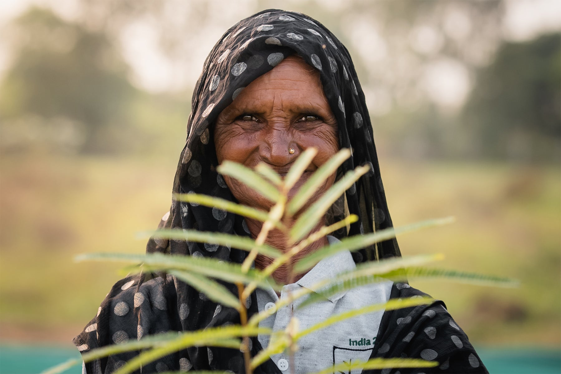 woman seedling India