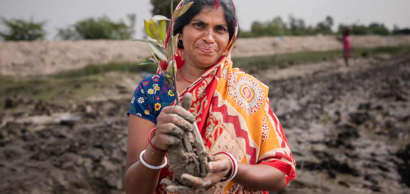 woman tree planter India