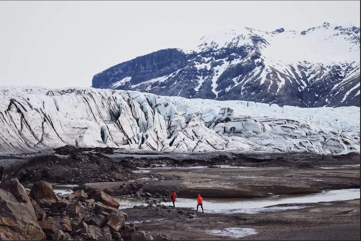 Global warming - melting glaciers