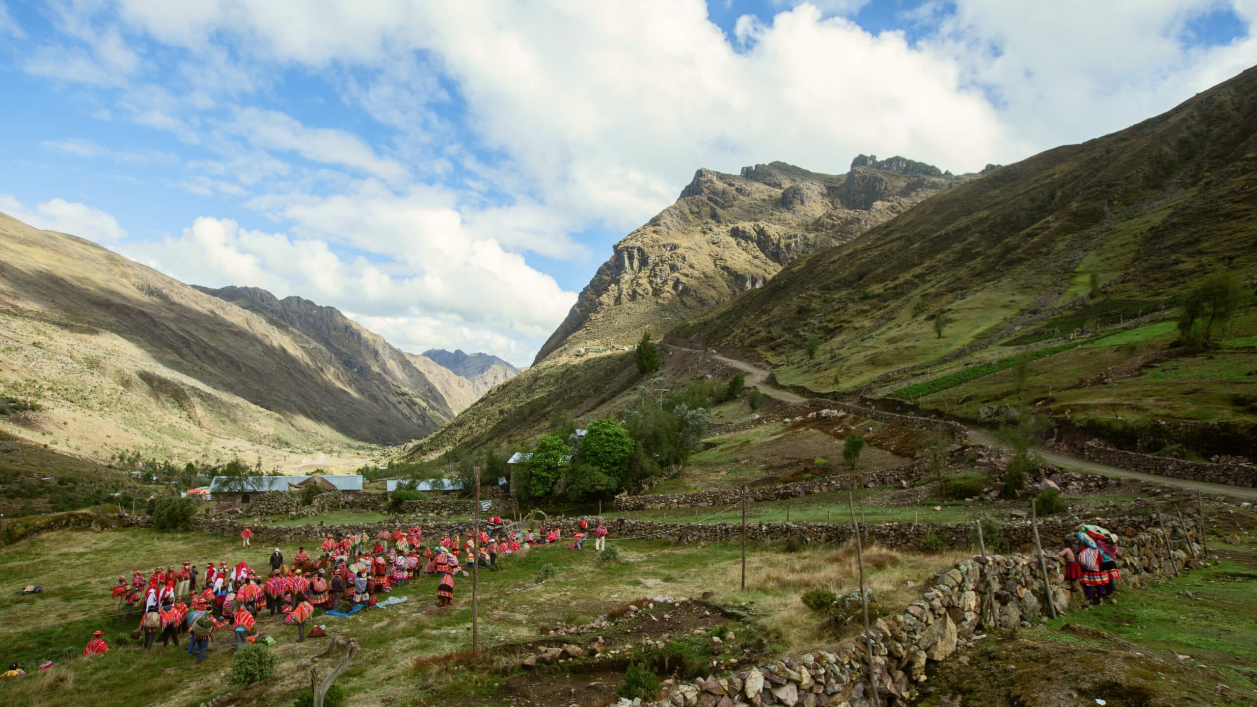 The Andes landscape