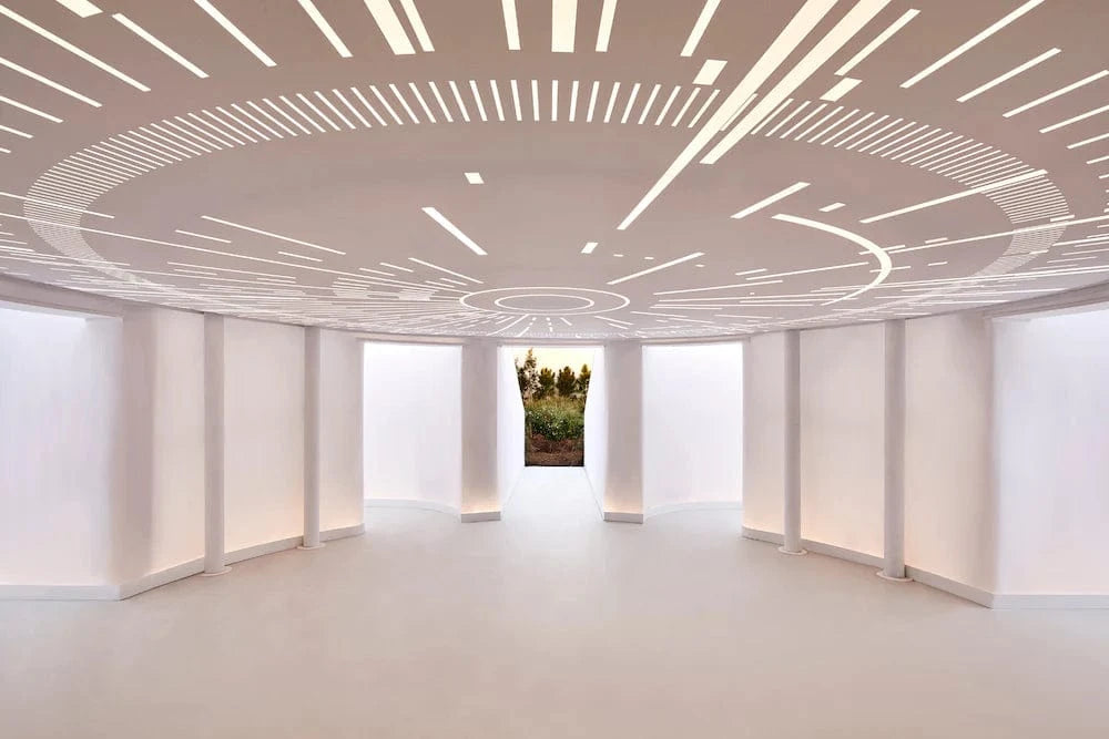 inside of five echoes installation