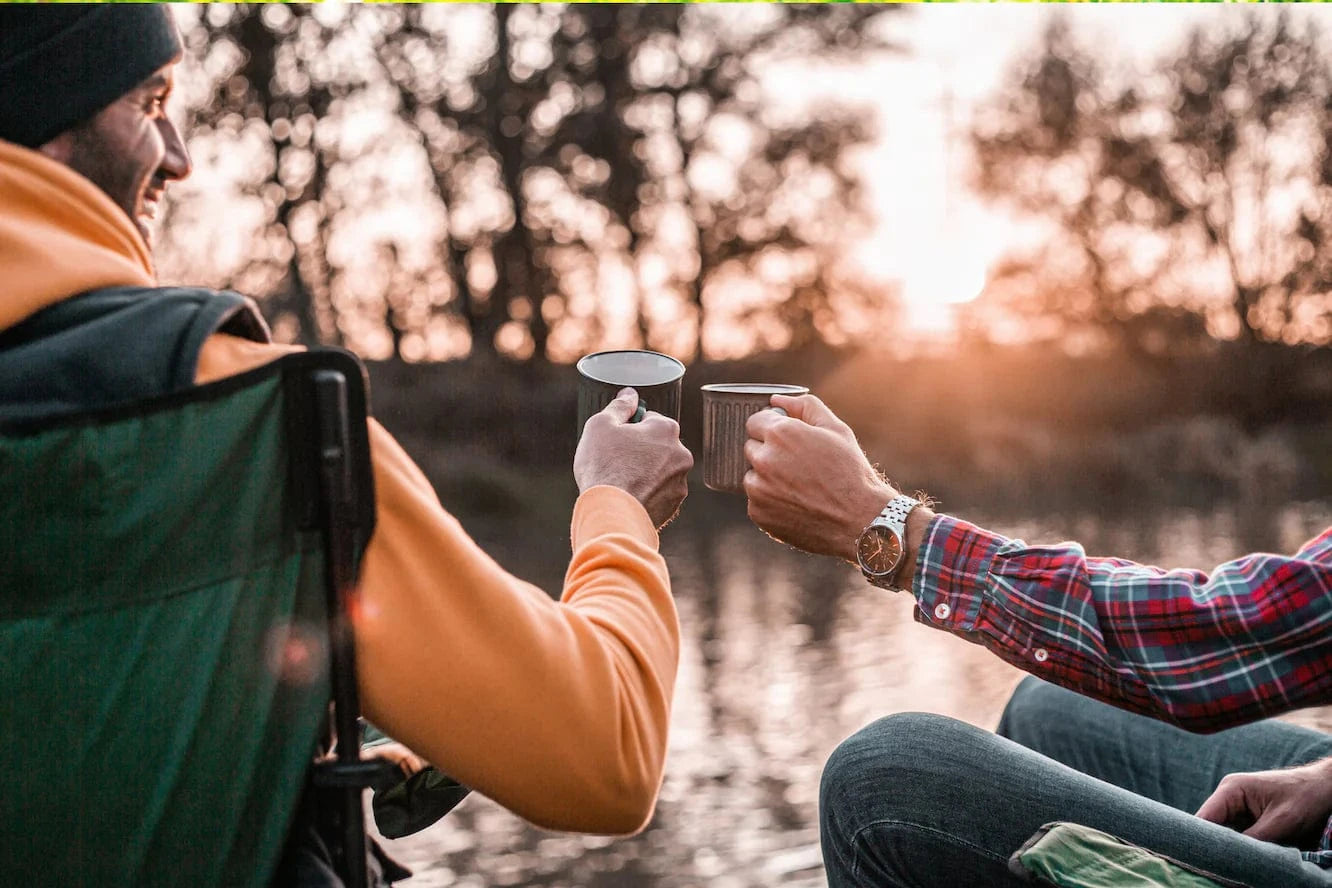 mug cheers camping