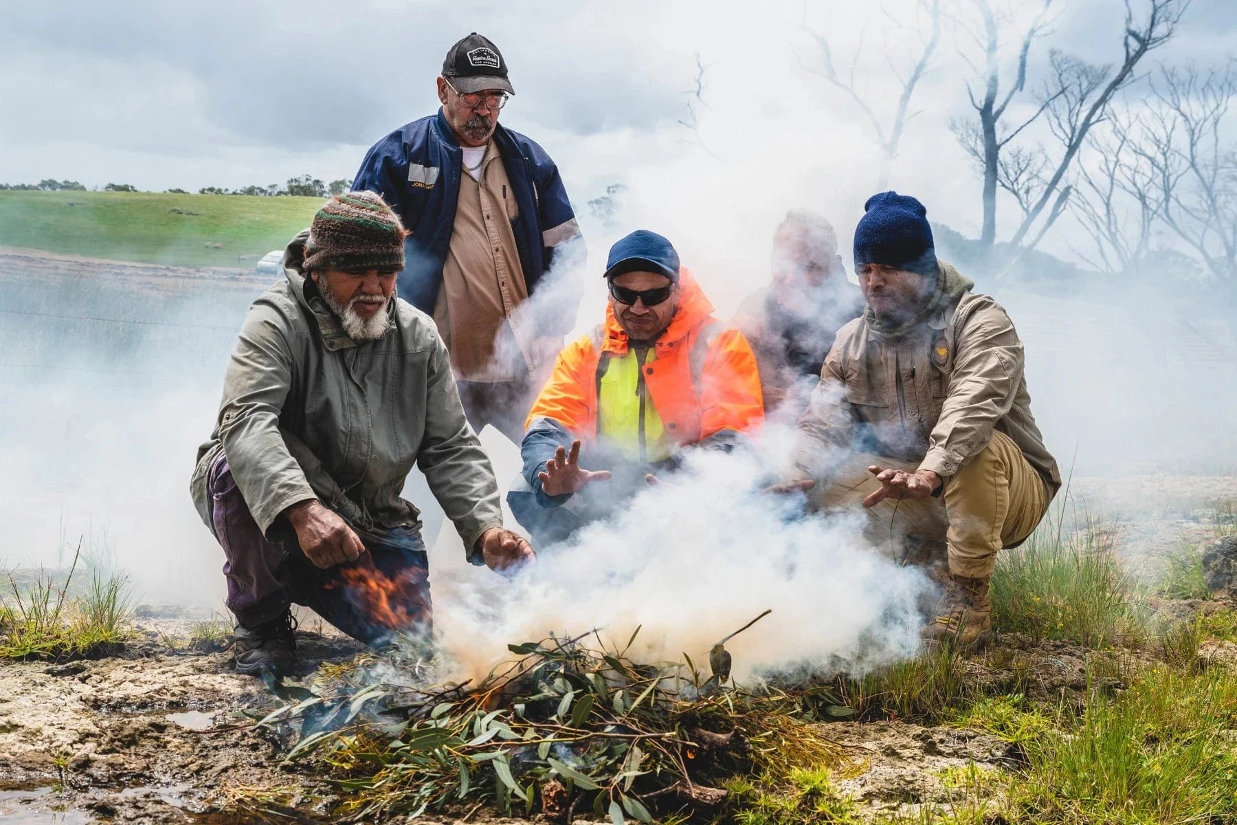 noongar elder smoking ceremony australia