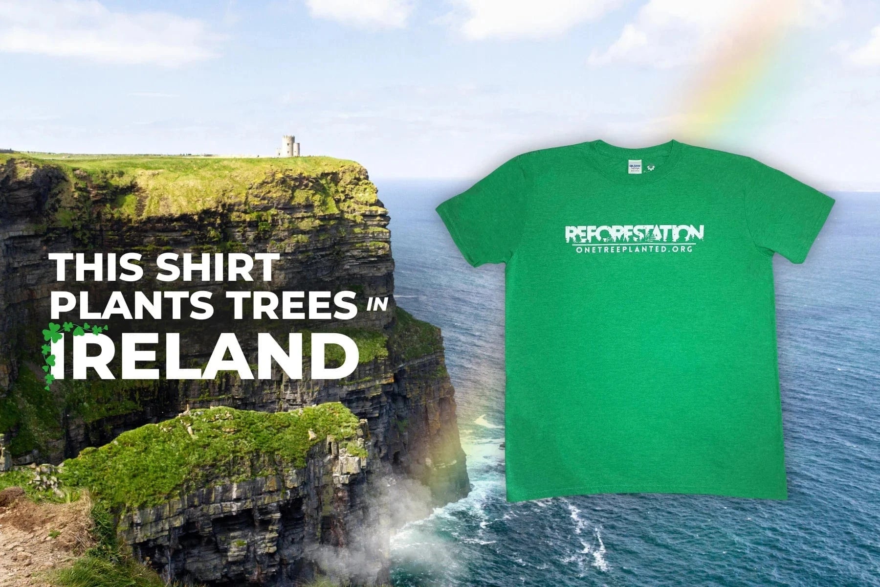st patricks day reforestation tee