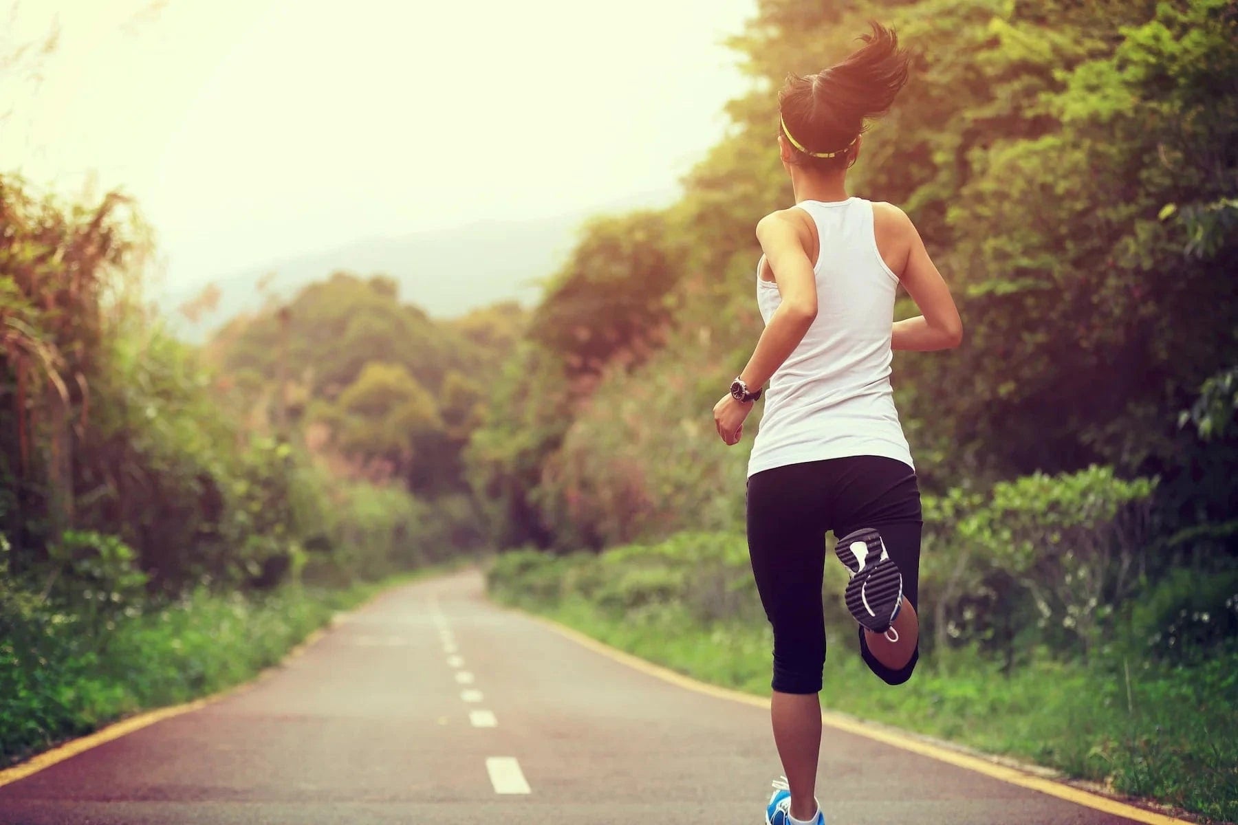 woman running