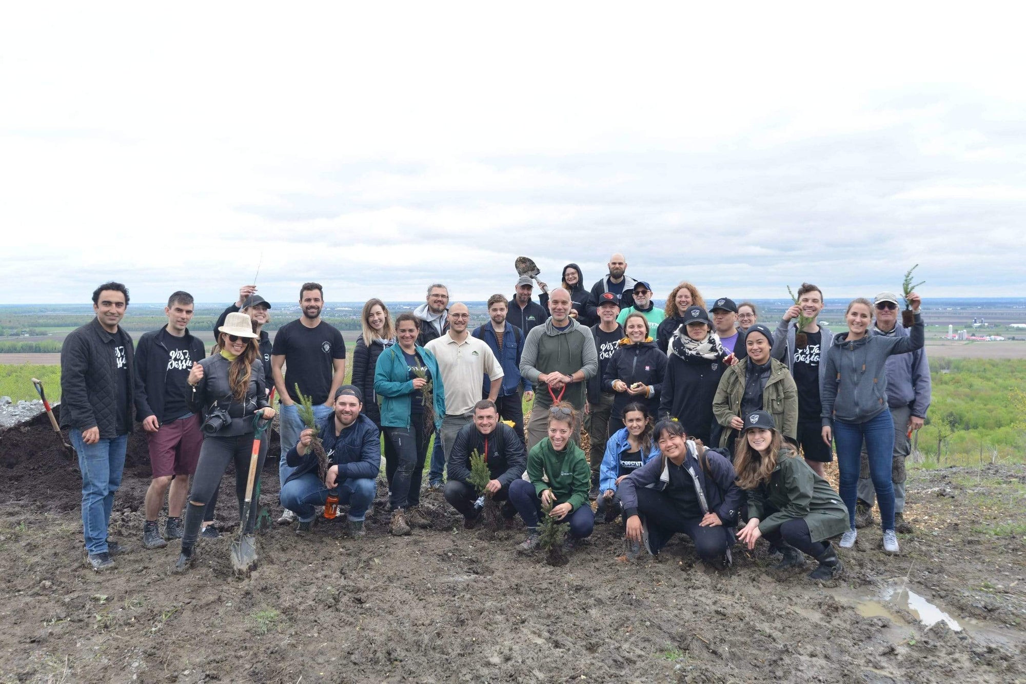 WeWork and One Tree Planted at Mont Saint-Hilaire