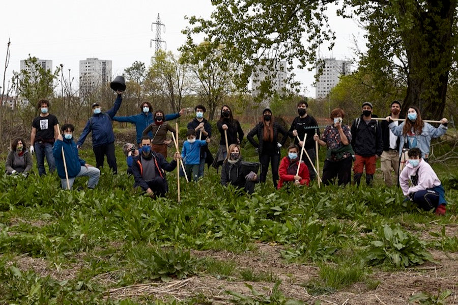 milan tree planters earth day