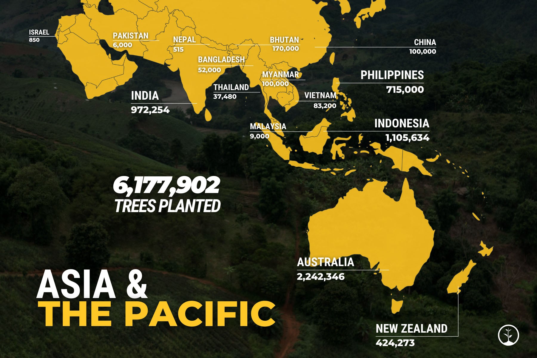 Asia and The Pacific Map 2023 Impact Report
