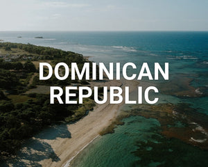Drone image of Dominican Republic