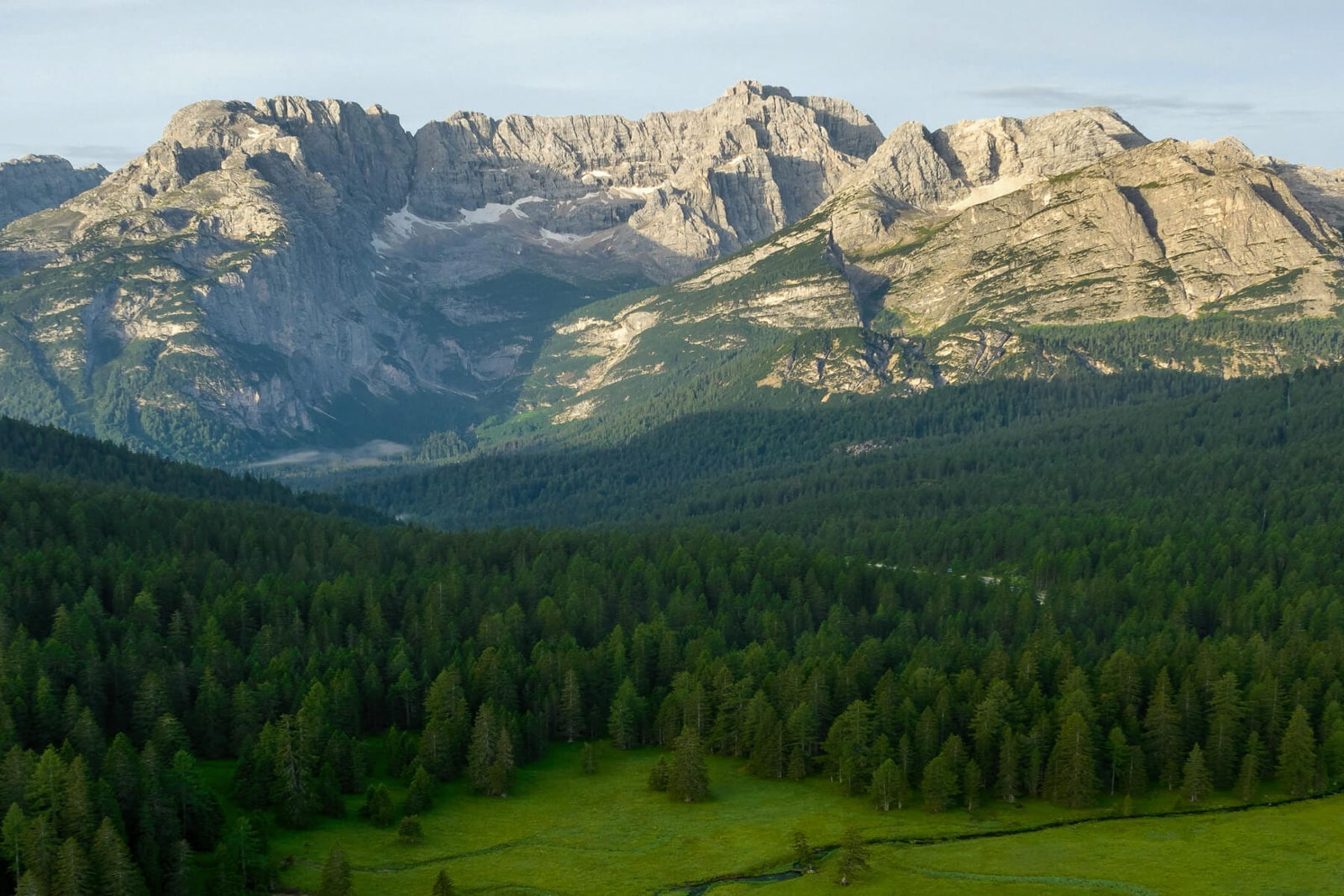 Europe forests and mountains