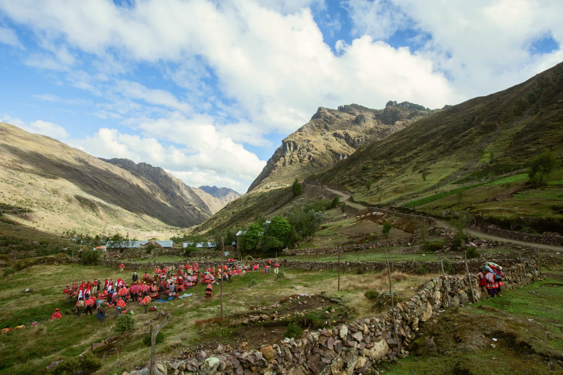 The Andes landscape