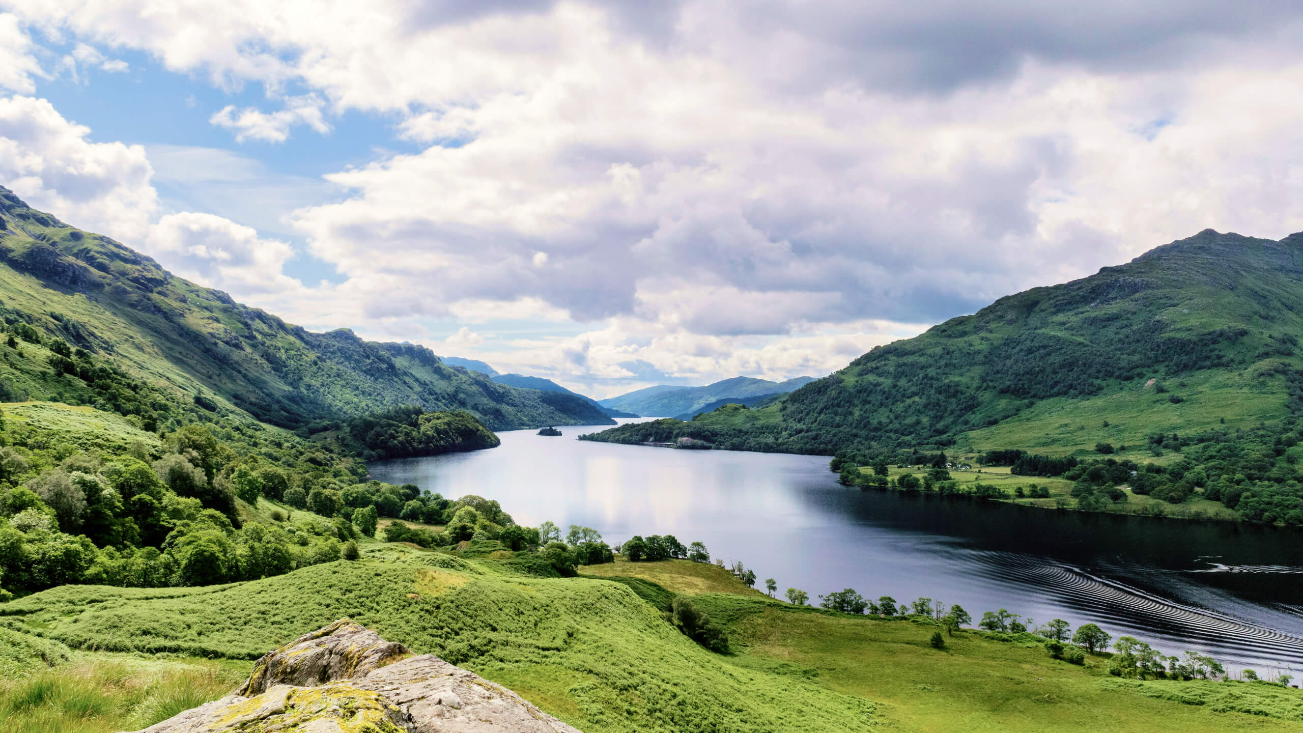 United Kingdom valley landscape