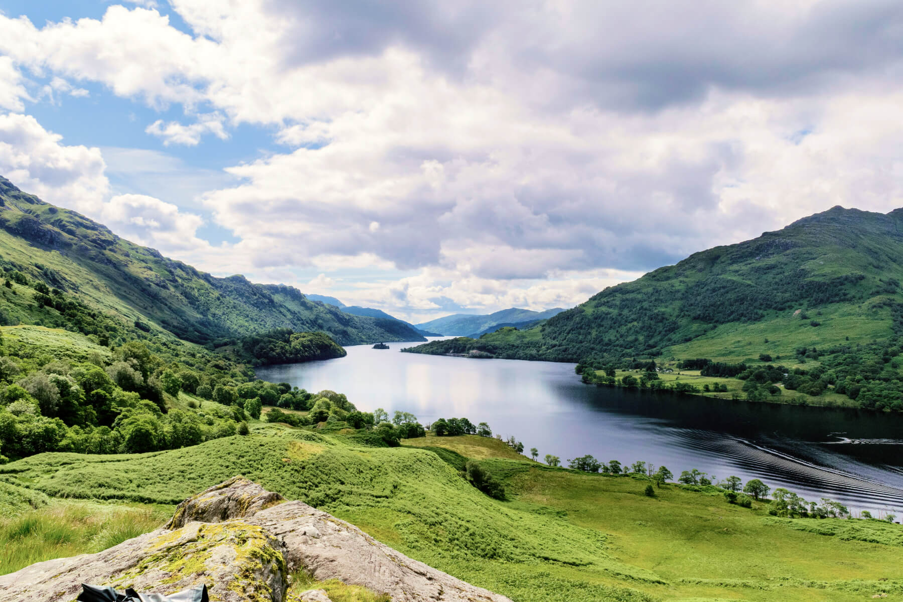 United Kingdom valley landscape