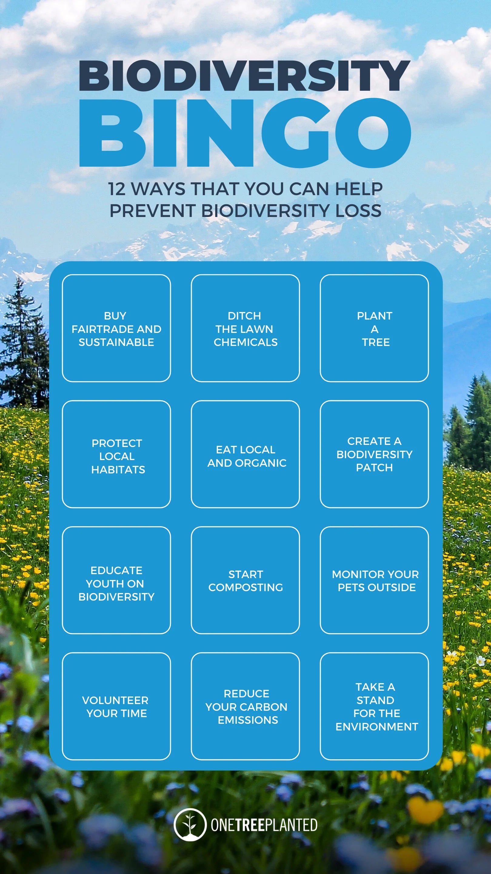 12 Ways To Prevent Biodiversity Loss - One Tree Planted