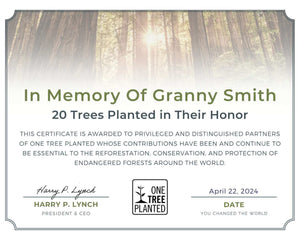 Gift Trees In Memory