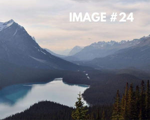 Custom greeting card image 24 - Mountains and water