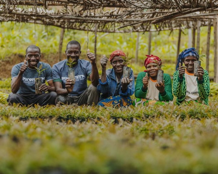 Happy group in Rwanda