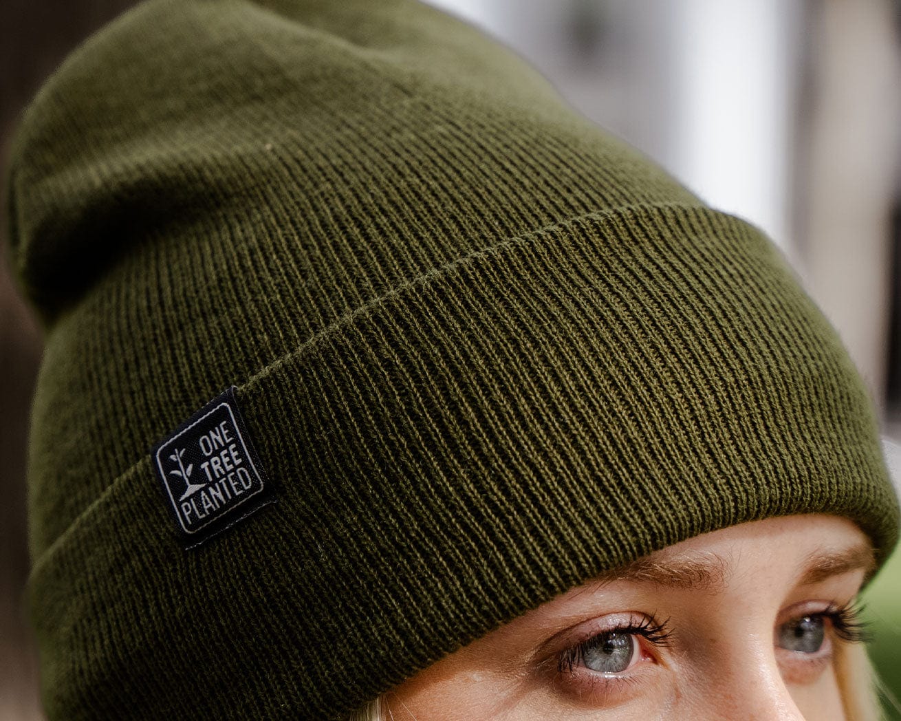 Olive beanie