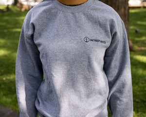 Front of crewneck sweatshirt 